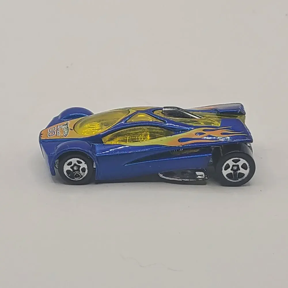 Hot Wheels - 2005 Track Aces - Blue Sling Shot (loose)